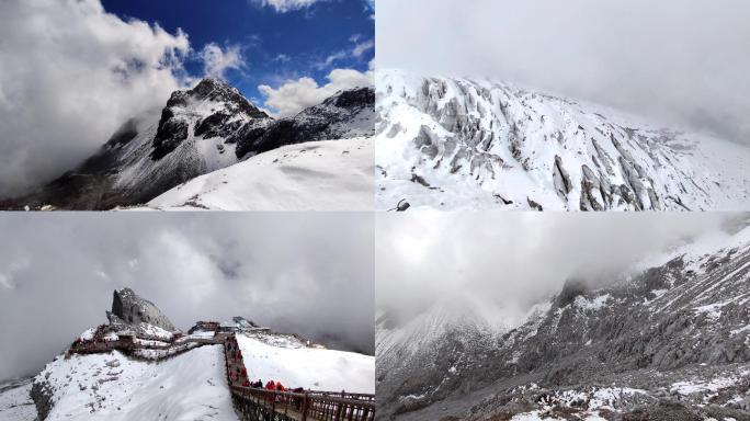 玉龙雪山地面景色