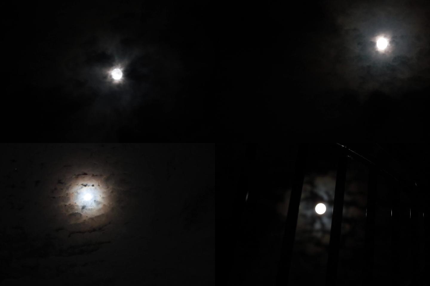 阳台月亮圆月窗外明月