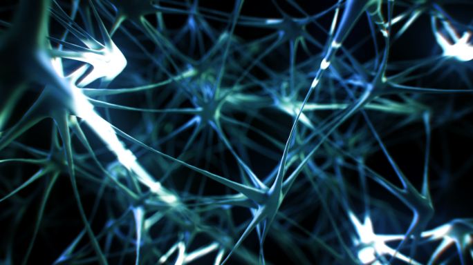 神经元三维动画特效包装演示人工智能细胞