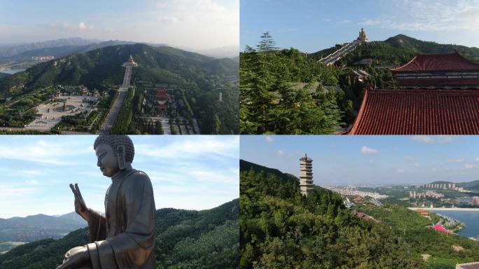 4K航拍龙口南山景区合集