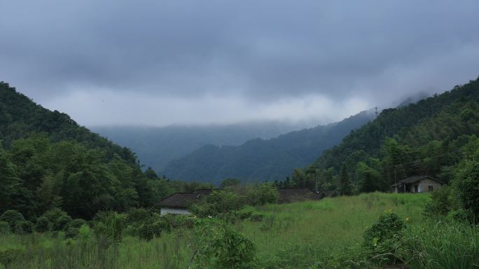 4K湖南山村村口一组02