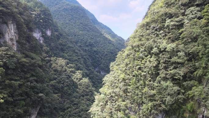 航拍黑山谷大峡谷