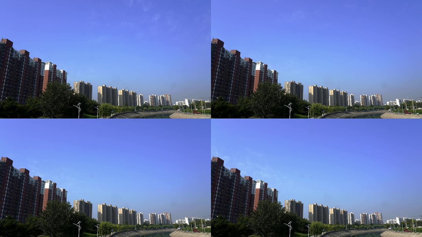 4K北京通惠河社区美好生活