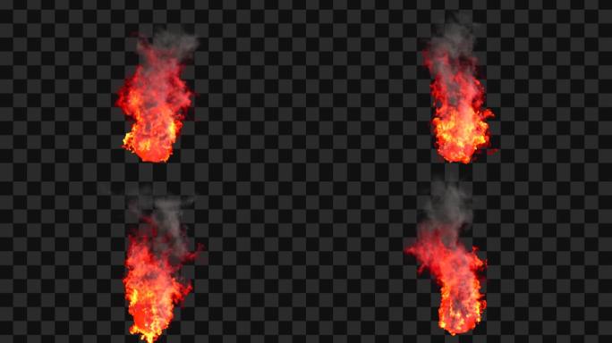 火堆火焰燃烧11C