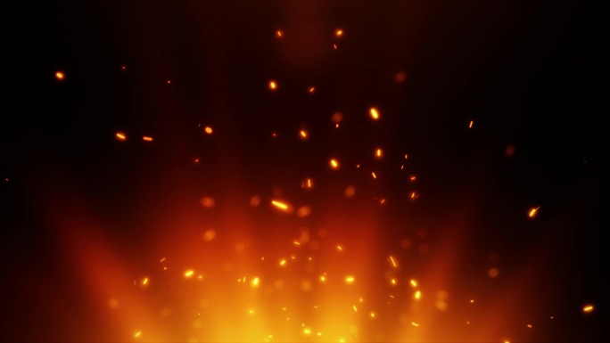 火焰火星粒子战争对决循环视频背景