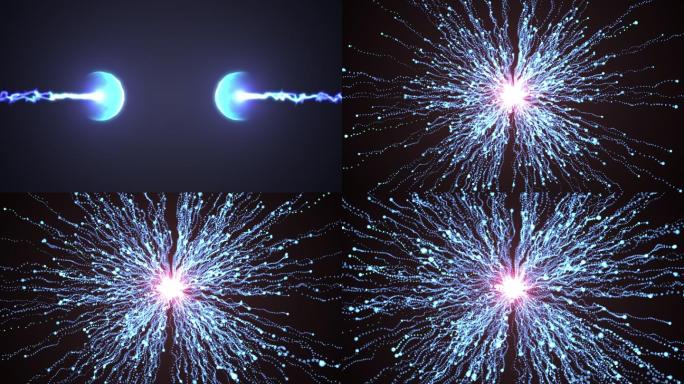 爆炸粒子碰撞大型对撞机相对论