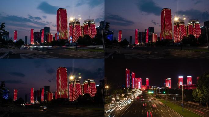 【济南】经十路夜景延时