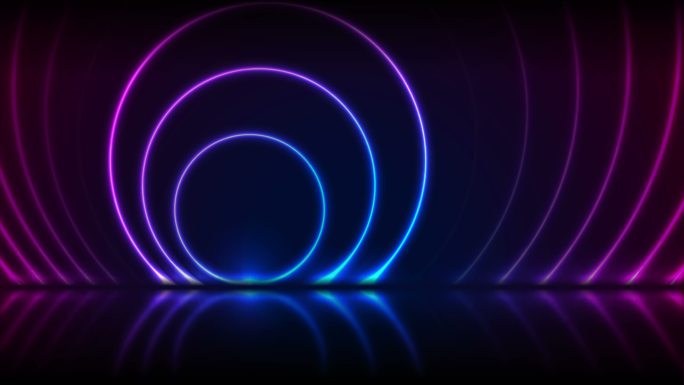 蓝紫外氖激光圆技术视频动画