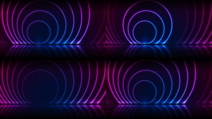 蓝紫外氖激光圆技术视频动画