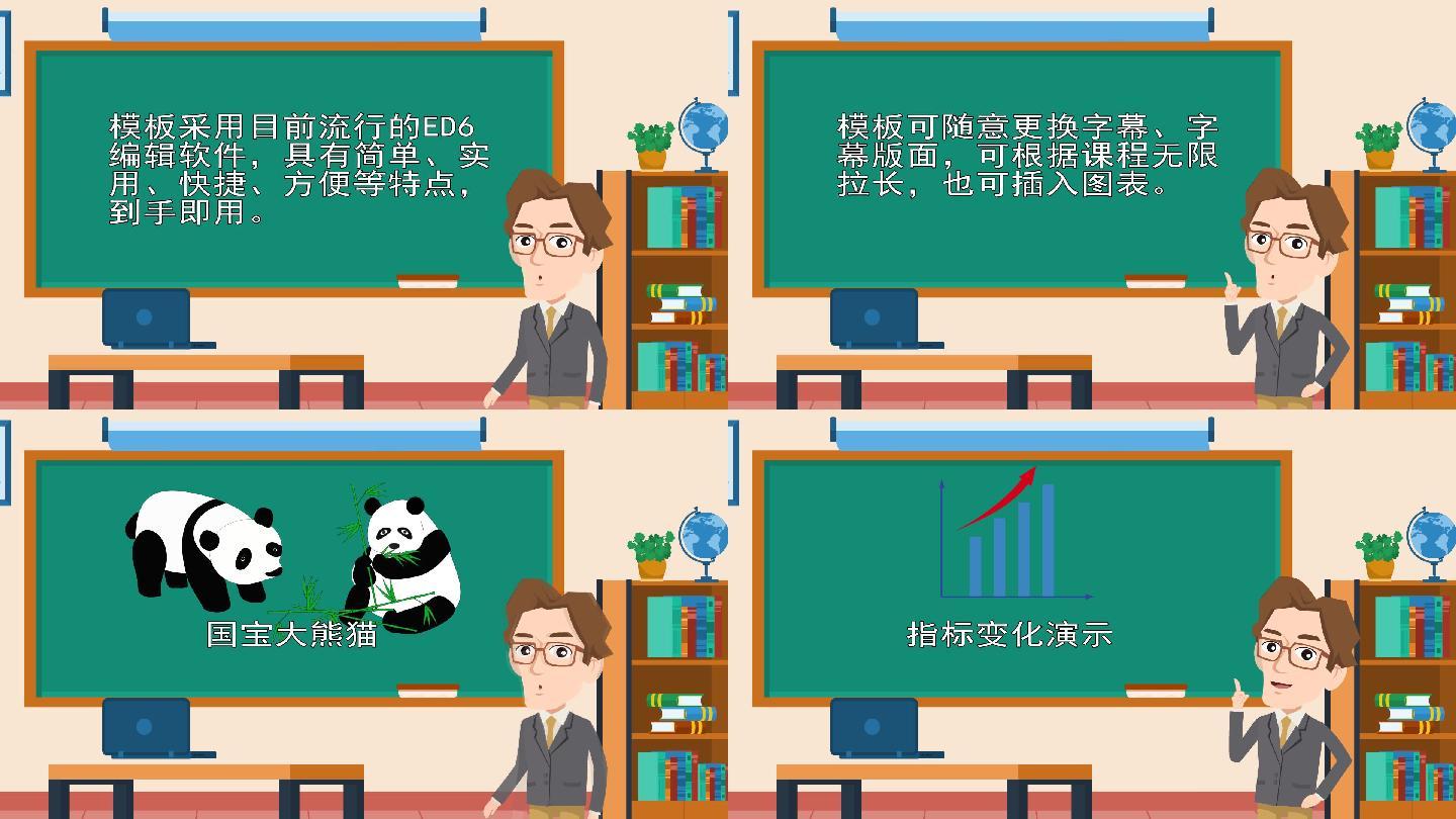 男教师讲课ED模板