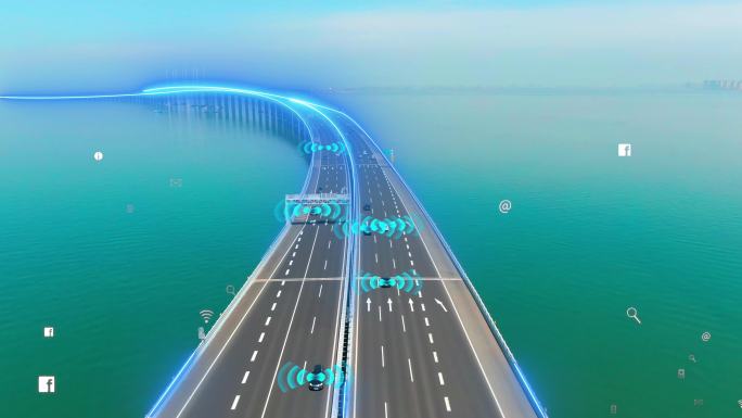 4K智慧交通-科技交通 无人驾驶