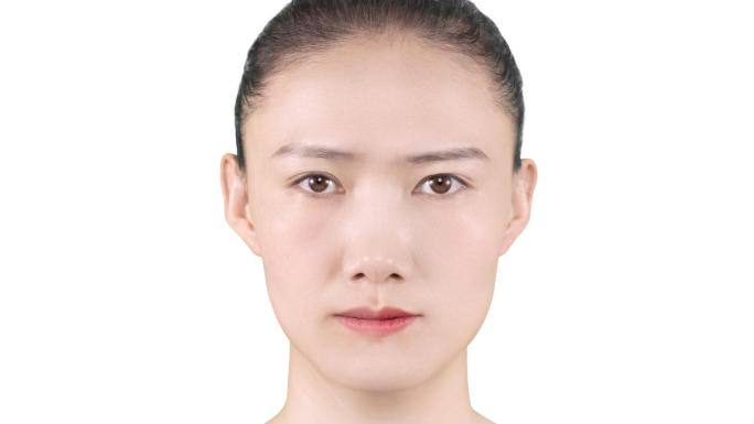 4K快速变老的女人容貌