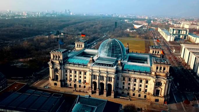 德国国会大厦欧式建筑国外建筑城市地标