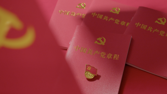 红色元素中国共产党章程党徽