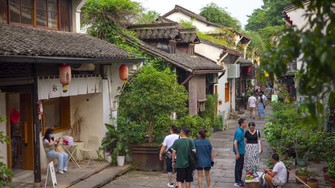 杭州小河直街延时摄影