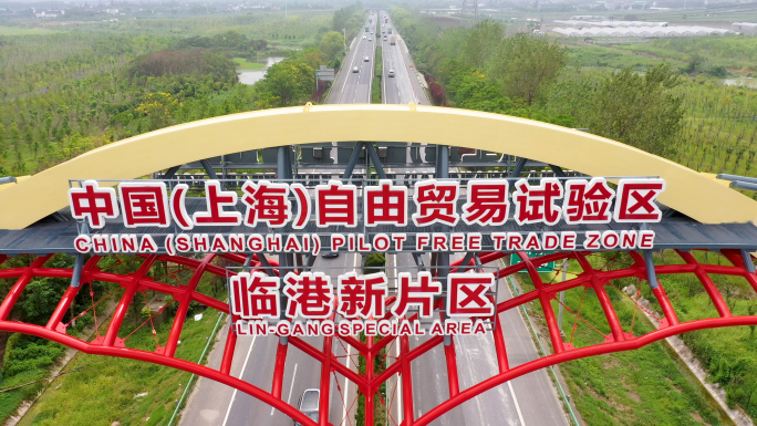 上海自贸区临港新片区地标道路