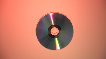 悬疑感cd光盘旋转视频素材