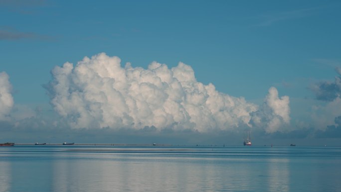 琼州海峡云朵-延时