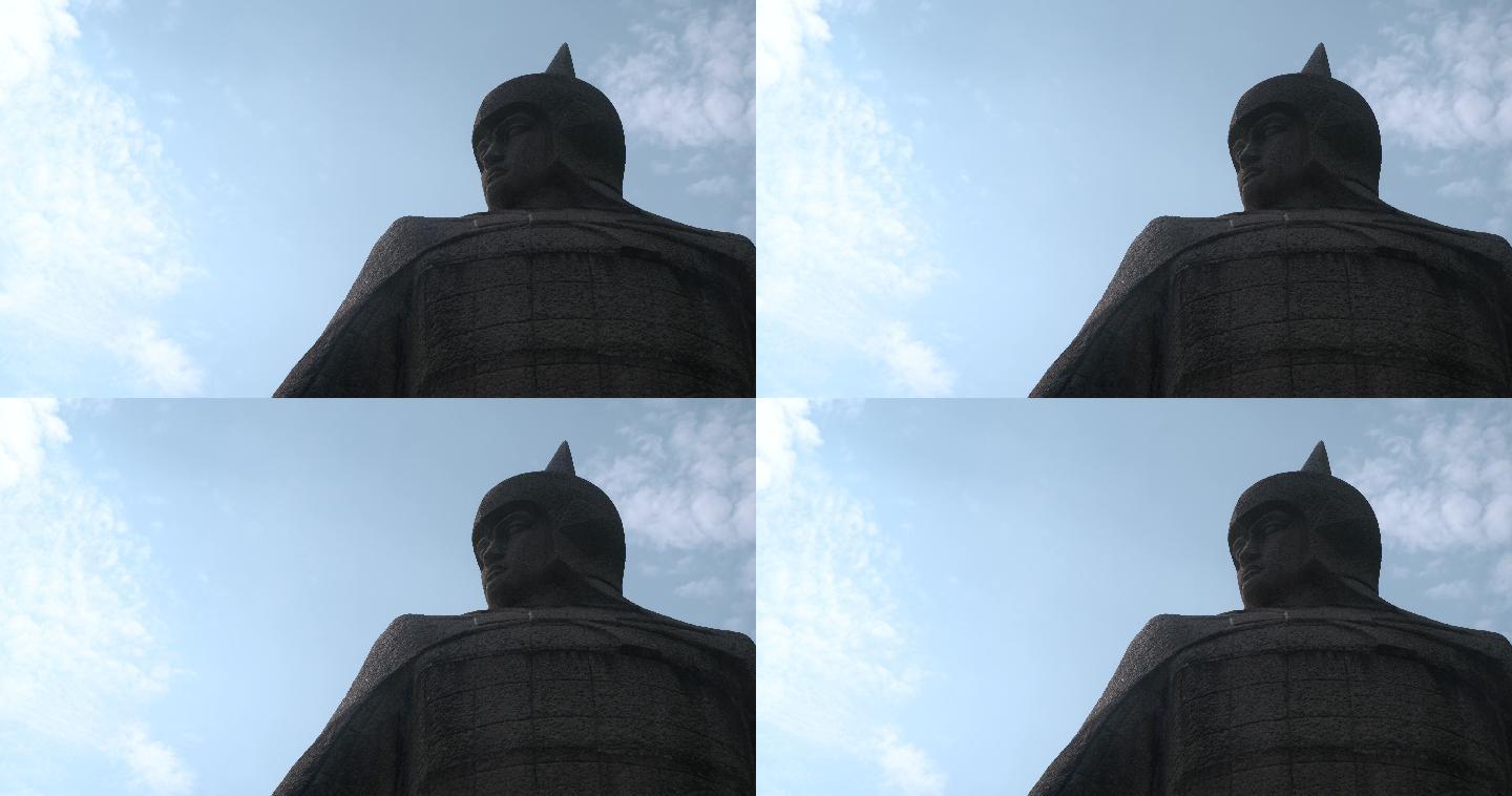 湖北省咸宁市赤壁古战场周瑜石雕塑49