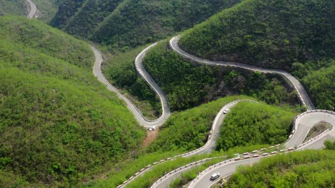 十八盘盘山公路山区道路