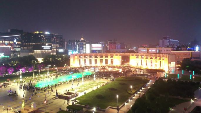 泉城广场夜景