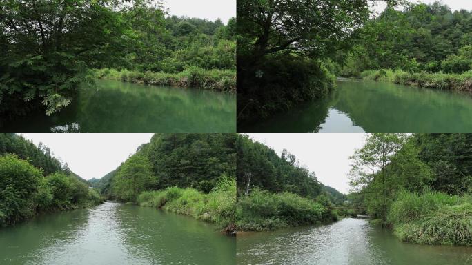 4K夏天小河漂流第一视角07