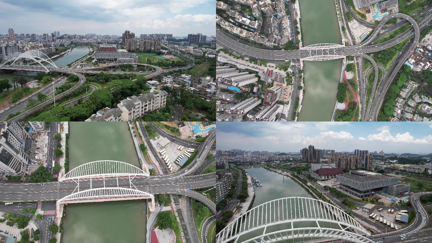 「4k可商用版权2021」江门东华大桥