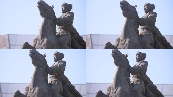 赵尚志将军骑马雕像59