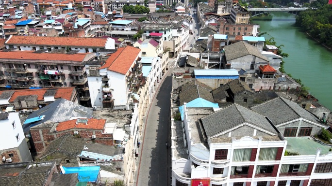 百色解放街航拍+粤东会馆4k30p