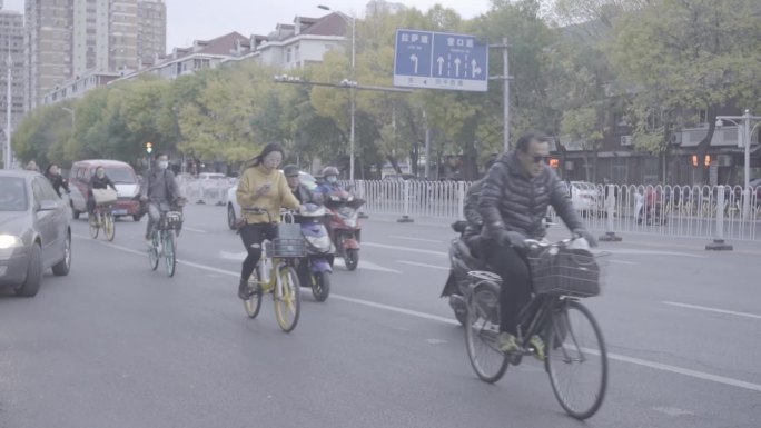 天津城市车流 视频素材