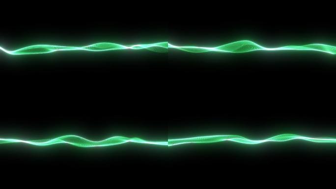 绿色流动光带-循环+alpha