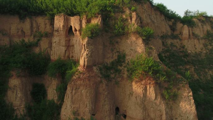 航拍三门峡黄土地貌59