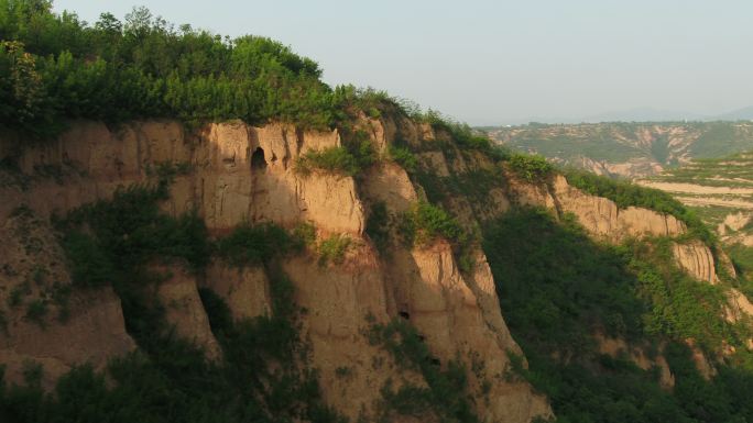 航拍三门峡黄土地貌59