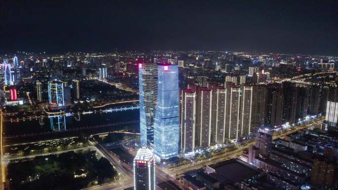 中海寰宇夜景灯光