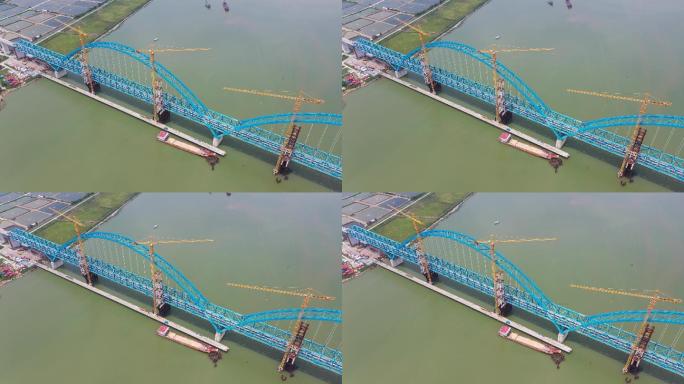 广州南沙港铁路跨洪奇沥水道特大桥