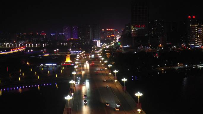 汉中二桥夜景