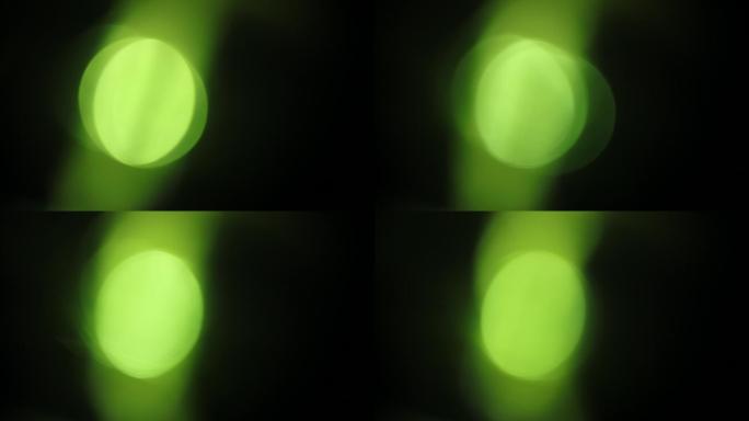 光斑光晕绿色虚光光点移动的光点