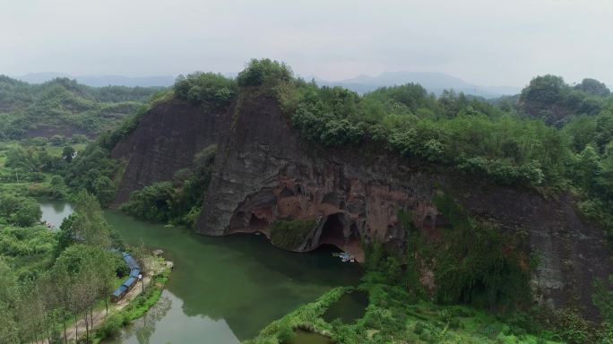 4K航拍浏阳达浒镇象形山04