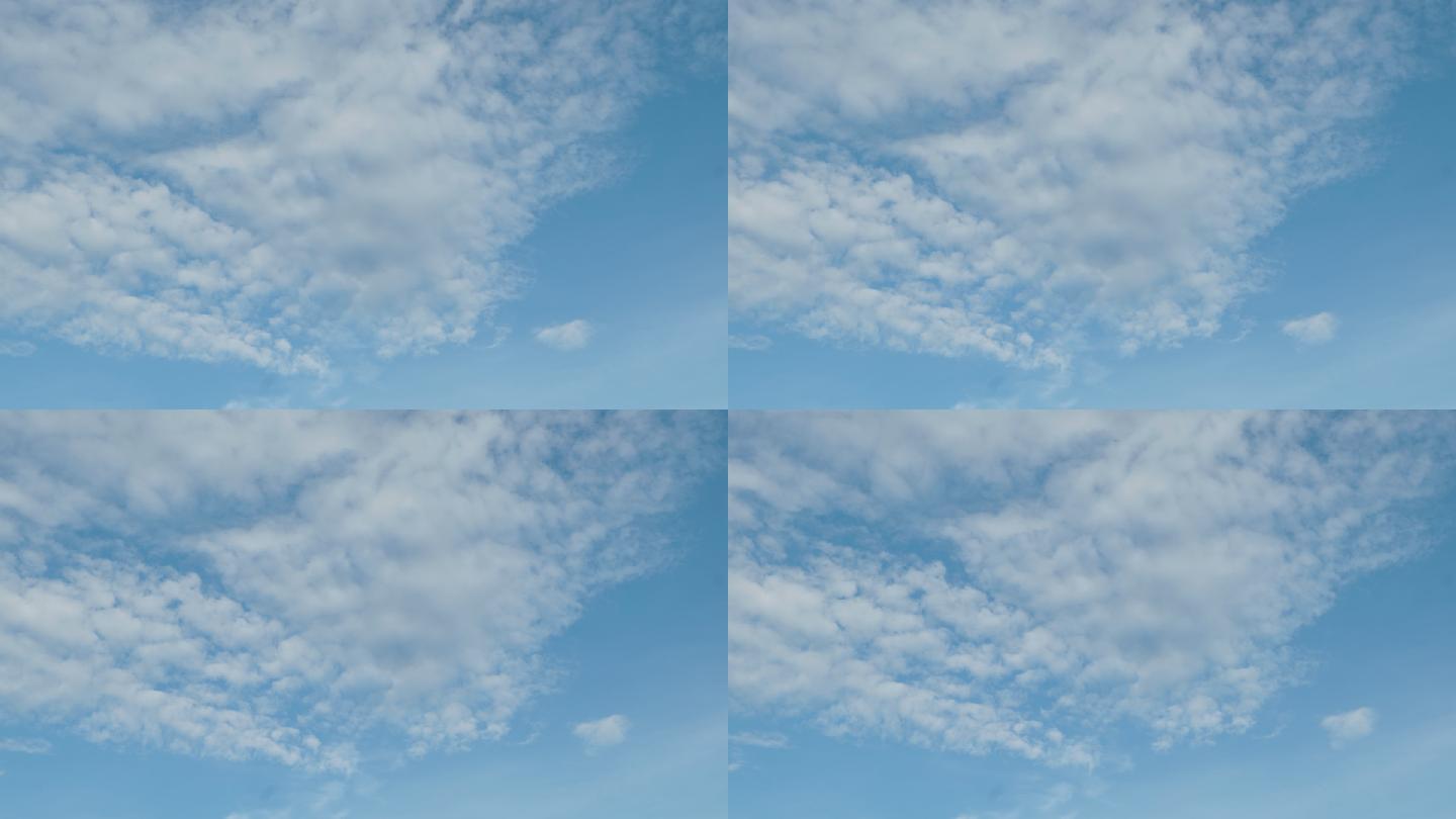 天空白云4364天空动态白云滚动延时