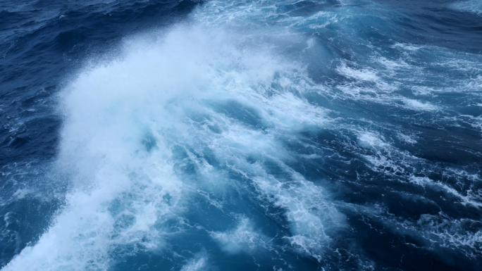 【4K】深海海浪