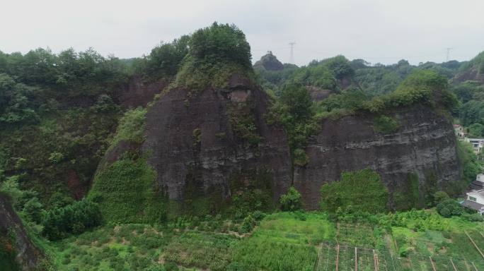 4K航拍浏阳达浒镇象形山02