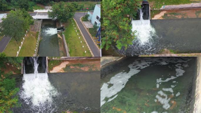 污水出水口水池再生水