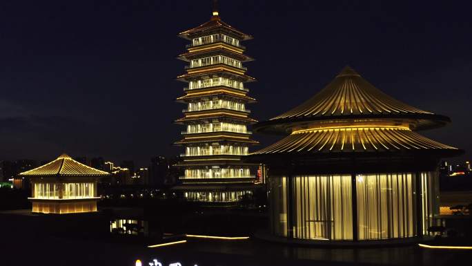 扬州大运河博物馆夜景