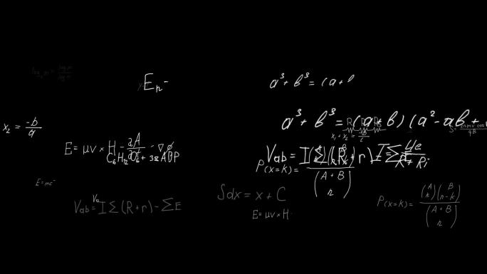 【透明通道】循环数学公式-02