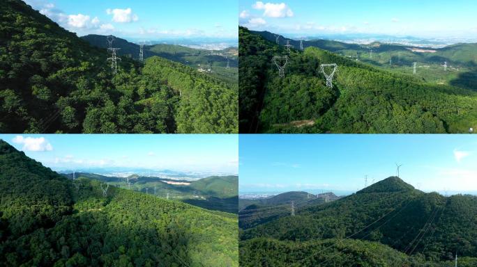 福建山区高压电塔