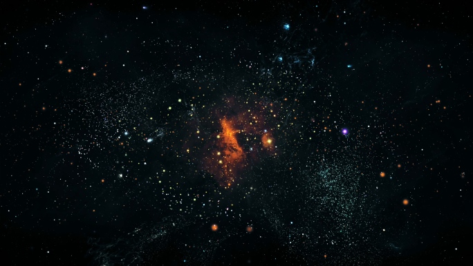 【4K宇宙】暗黑穿梭星际幻想深邃时空太空