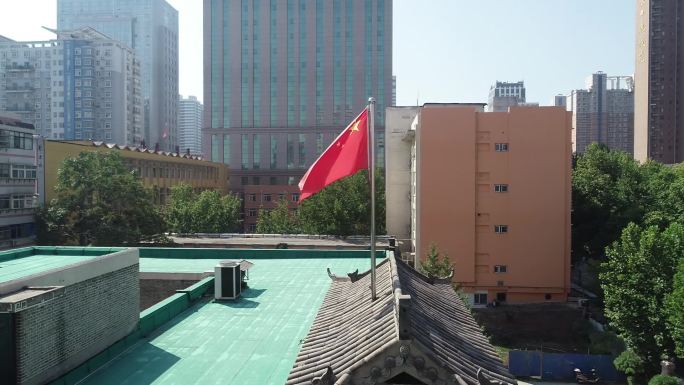 中国人民银行旧址航拍
