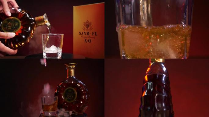 洋酒XO展示视频素材