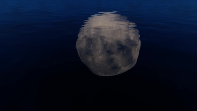 水面湖面上月亮5款