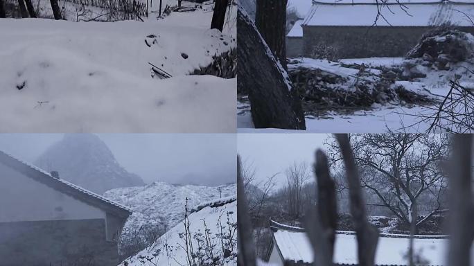 冬季农村雪景